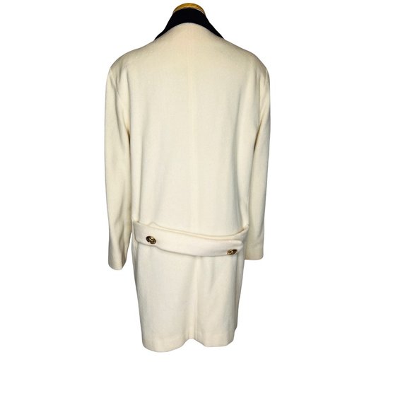 Coats by Cattiva Vintage 50s Peacoat Pure Wool Made in USA Anglo Fabrics UK 12 - Picture 5 of 10